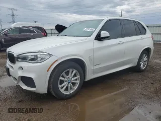 2015 BMW X5 xDrive35d with VIN 5UXKS4C50F0N09255, listed as a Copart auction lot 53791945 with 150,727 mi miles and Clean Title. Bid and sale history available at carsss.com. Image 1.