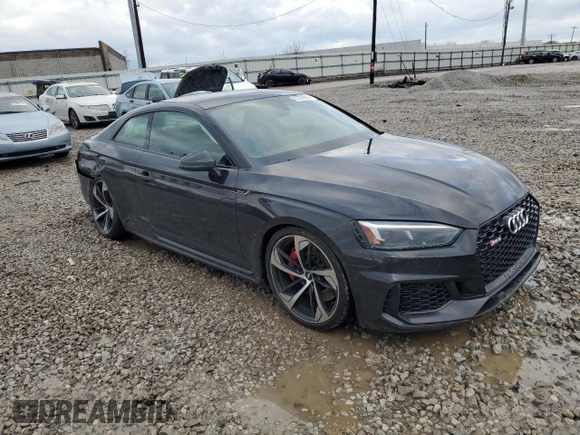 2018 Audi RS 5 z VIN WUAPWAF59JA904790, wystawiony jako Copart lot #87278914 z przebiegiem 81 481 mil mil oraz Szkoda całkowita • Salvage title. Historia ofert i sprzedaży dostępna na DreamBid. Obrazek 4.