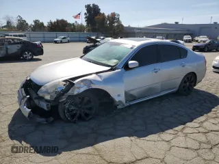 2006 Infiniti M with VIN JNKAY01EX6M114093, listed as a Copart auction lot 48596305 with Not Provided miles and Salvage Title. Bid and sale history available at carsss.com. Image 1.