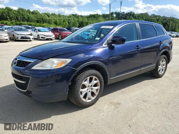 2012 Mazda CX-9 Sport with VIN JM3TB3BV8C0360906, listed as a Copart auction lot 57524154 with 89,662 mi miles and Salvage Title. Bid and sale history available at DreamBid. Image 1.