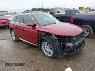 2018 Audi Q5 Prestige with VIN WA1CNAFY2J2248249, listed as a IAAI auction lot 41344379 with 38,401 mi miles. Bid and sale history available at carsss.com. Image 1.