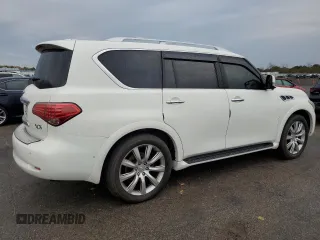 2013 Infiniti QX56 with VIN JN8AZ2NE6D9060512, listed as a Copart auction lot 82488344 with 139,191 mi miles and Clean Title. Bid and sale history available at carsss.com. Image 3.