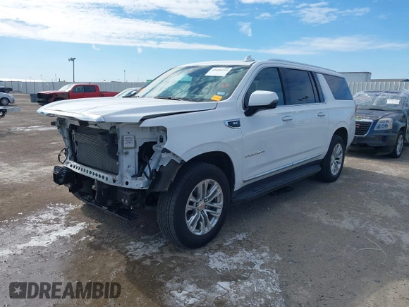 2021 GMC Yukon XL SLT with VIN 1GKS1GKD6MR100561, listed as a IAAI auction lot 41609215 with 37,429 mi miles and . Bid and sale history available at carsss.com. Image 17.
