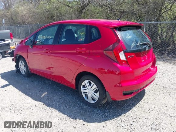 2019 Honda Fit LX with VIN 3HGGK5H45KM744420, listed as a IAAI auction lot 41986307 with 18,285 mi miles. Bid and sale history available at carsss.com. Image 3.