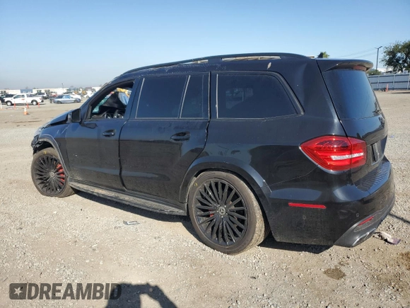 2017 Mercedes-Benz GLS 63 AMG с VIN 4JGDF7FE4HA774376, выставлен на аукционе Copart как лот 55956585 с пробегом Не указан миль и Списание • Salvage title. История ставок и продаж доступна на DreamBid. Изображение 2.