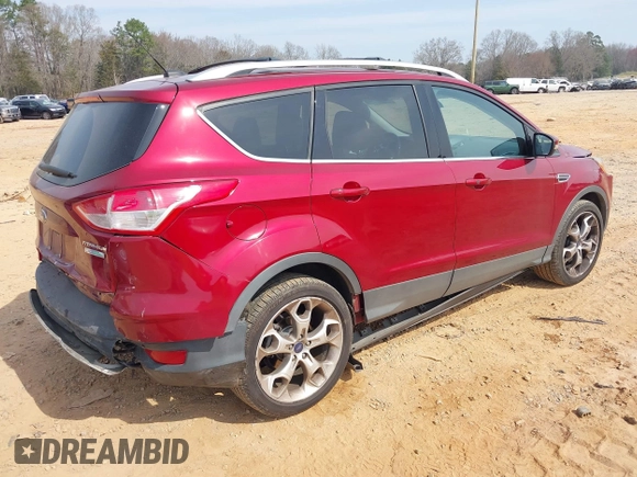 2013 Ford Escape Titanium with VIN 1FMCU0J93DUB43923, listed as a IAAI auction lot 41798566 with 109,351 mi miles. Bid and sale history available at carsss.com. Image 4.