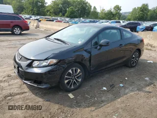 2013 Honda Civic Cpe EX with VIN 2HGFG3B88DH518340, listed as a Copart auction lot 66949704 with 102,668 mi miles and Salvage Title. Bid and sale history available at carsss.com. Image 1.