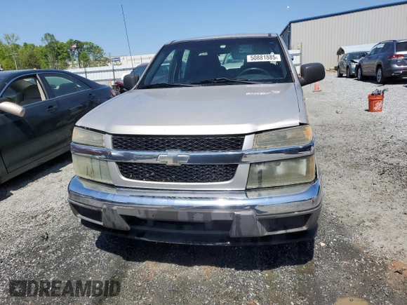 2007 Chevrolet Colorado 2LT with VIN 1GCCS13E178249830, listed as a Copart auction lot 50881885 with 266,553 mi miles and Salvage Title. Bid and sale history available at DreamBid. Image 5.
