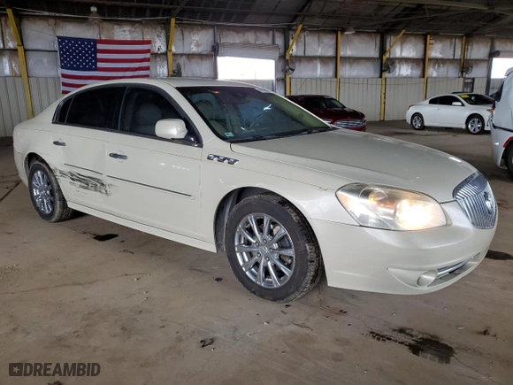2010 Buick Lucerne CXL Premium with VIN 1G4HJ5EM2AU131073, listed as a Copart auction lot 47976165 with 126,824 mi miles and Salvage Title. Bid and sale history available at carsss.com. Image 4.