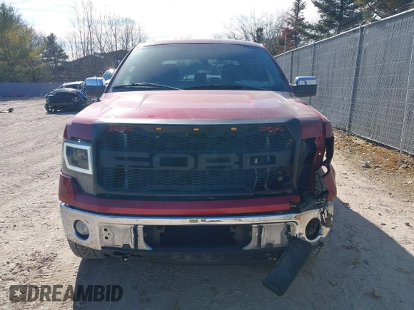 2014 Ford F-150 XL with VIN 1FTFW1EF7EFA32296, listed as a IAAI auction lot 41986227 with 206,050 mi miles. Bid and sale history available at carsss.com. Image 12.