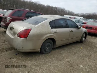 2006 Nissan Maxima 3.5 SE with VIN 1N4BA41E66C852132, listed as a Copart auction lot 46291915 with 0 mi miles and Salvage Title. Bid and sale history available at carsss.com. Image 3.