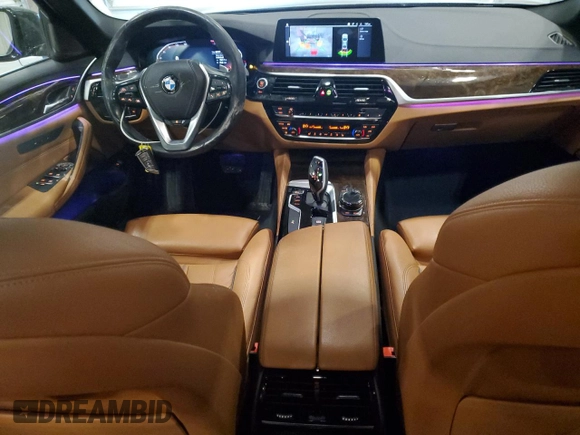 2020 BMW 5 Series 540i xDrive with VIN WBAJS3C04LWW66630, listed as a Copart auction lot 42411245 with 68,167 mi miles and Salvage title. Bid and sale history available at DreamBid. Image 8.