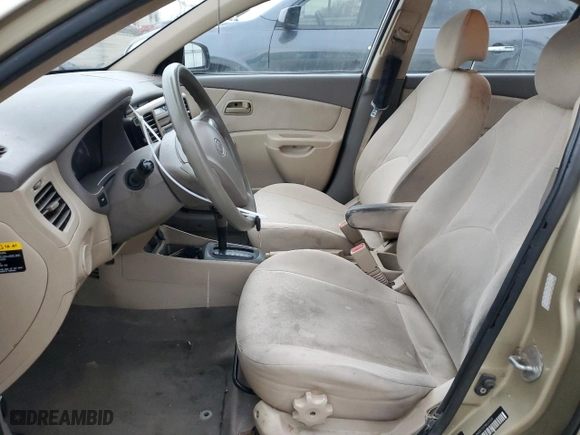 2009 Kia Rio SX with VIN KNADE223796524159, listed as a Copart auction lot 86185964 with 157,061 mi miles and Salvage Title. Bid and sale history available at carsss.com. Image 7.