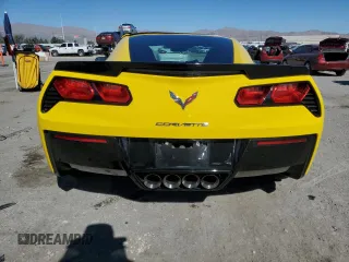 2016 Chevrolet Corvette Z51 3LT with VIN 1G1YL2D7XG5106944, listed as a Copart auction lot 46758305 with 24,802 mi miles and Salvage title. Bid and sale history available at DreamBid. Image 6.