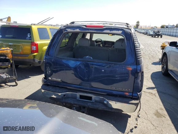 2000 Chevrolet New Tahoe LS with VIN 1GNEK13T5YJ136293, listed as a Copart auction lot 68756664 with NaN miles and Salvage Title. Bid and sale history available at carsss.com. Image 6.