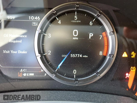 2021 Lexus RC with VIN JTHGZ5BC2M5023957, listed as a Copart auction lot 67286854 with 55,774 mi miles and Salvage Title. Bid and sale history available at carsss.com. Image 9.