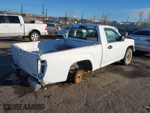 2007 GMC Canyon SL with VIN 1GTCS149178252678, listed as a IAAI auction lot 41319546 with 124,258 mi miles. Bid and sale history available at carsss.com. Image 4.
