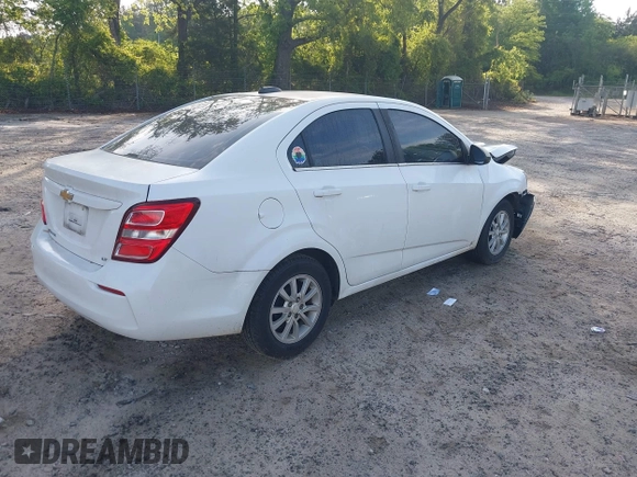 2017 Chevrolet Sonic LT with VIN 1G1JD5SH4H4101287, listed as a IAAI auction lot 42104681 with 77,155 mi miles and . Bid and sale history available at DreamBid. Image 4.