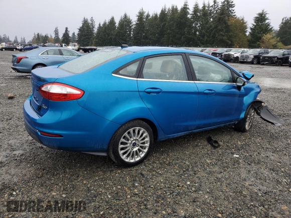 2016 Ford Fiesta Titanium z VIN 3FADP4CJ3GM108313, wystawiony jako Copart lot #78457954 z przebiegiem 44 726 mil mil oraz Szkoda całkowita • Salvage title. Historia ofert i sprzedaży dostępna na DreamBid. Obrazek 3.