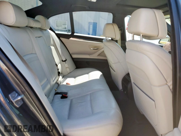 2015 BMW 5 Series 550i with VIN WBAKN9C59FD961491, listed as a Copart auction lot 60208745 with 70,241 mi miles and Salvage title. Bid and sale history available at DreamBid. Image 10.