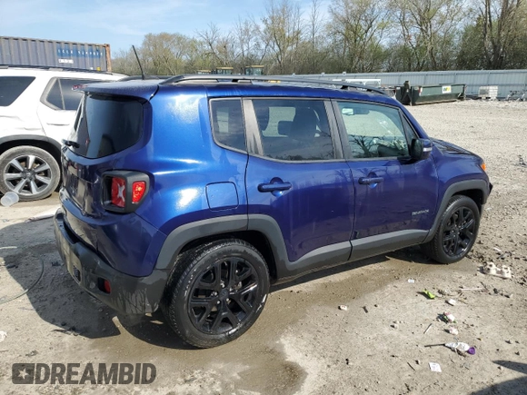 2018 Jeep Renegade Latitude with VIN ZACCJABB8JPH96958, listed as a Copart auction lot 55936825 with 72,678 mi miles and Non repairable. Bid and sale history available at DreamBid. Image 3.