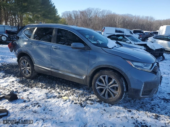 2021 Honda CR-V Touring with VIN 7FARW2H96ME002416, listed as a Copart auction lot 42124065 with 51,445 mi miles and Salvage Title. Bid and sale history available at carsss.com. Image 4.