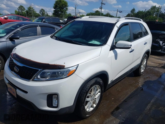 2015 Kia Sorento LX with VIN 5XYKTDA6XFG551064, listed as a IAAI auction lot 42536365 with 166,050 mi miles and . Bid and sale history available at DreamBid. Image 18.