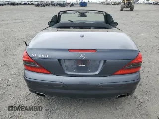 2008 Mercedes-Benz SL 550 with VIN WDBSK71FX8F141468, listed as a Copart auction lot 61036285 with 109,698 mi miles and Salvage title. Bid and sale history available at DreamBid. Image 6.