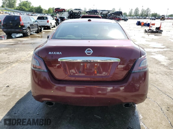 2013 Nissan Maxima SV with VIN 1N4AA5AP3DC826703, listed as a Copart auction lot 57340645 with 152,937 mi miles and Salvage title. Bid and sale history available at DreamBid. Image 6.