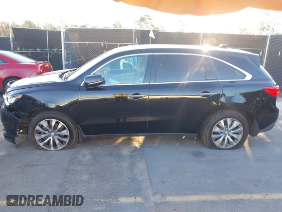 2014 Acura MDX Tech Pkg with VIN 5FRYD3H49EB018603, listed as a IAAI auction lot 41838016 with 203,609 mi miles. Bid and sale history available at carsss.com. Image 14.