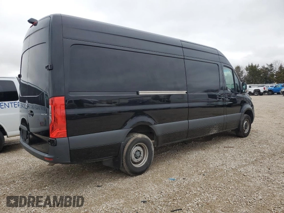 2022 Mercedes-Benz Sprinter with VIN W1Y5ECHY8NT114347, listed as a Copart auction lot 45167685 with 71,625 mi miles and Salvage Title. Bid and sale history available at DreamBid. Image 3.