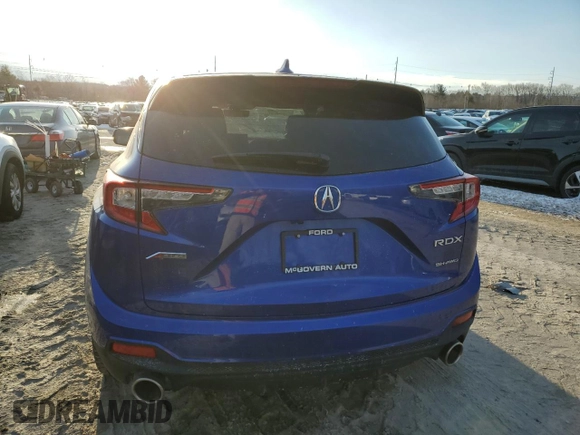 2021 Acura RDX w/A-Spec Package with VIN 5J8TC2H68ML013139, listed as a Copart auction lot 42141155 with 20,559 mi miles and Salvage Title. Bid and sale history available at carsss.com. Image 6.