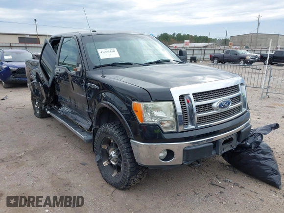 2012 Ford F-150 XL with VIN 1FTFW1EF3CFA13371, listed as a IAAI auction lot 41332160 with 1 mi miles. Bid and sale history available at carsss.com. Image 1.