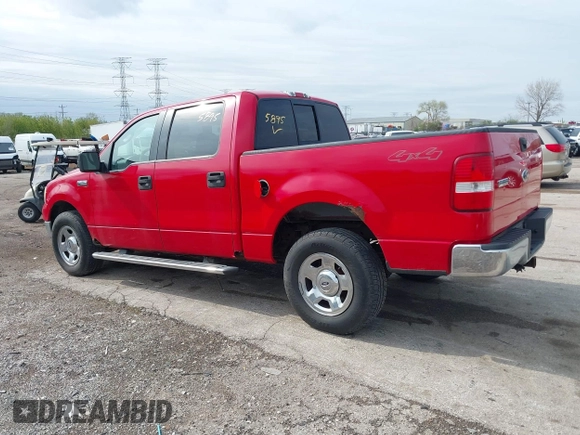 2005 Ford F-150 XLT with VIN 1FTPW14515KE57937, listed as a IAAI auction lot 42135895 with 172,872 mi miles. Bid and sale history available at carsss.com. Image 3.