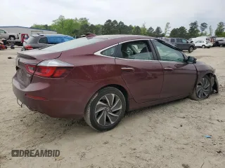 2019 Honda Insight Touring with VIN 19XZE4F90KE021222, listed as a Copart auction lot 52618265 with 98,851 mi miles and Salvage Title. Bid and sale history available at DreamBid. Image 3.