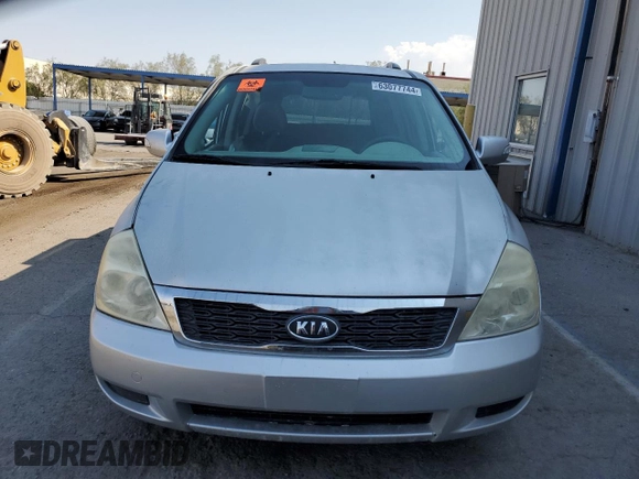 2012 Kia Sedona LX with VIN KNDMG4C71C6492455, listed as a Copart auction lot 63077744 with 210,306 mi miles and Salvage Title. Bid and sale history available at carsss.com. Image 5.