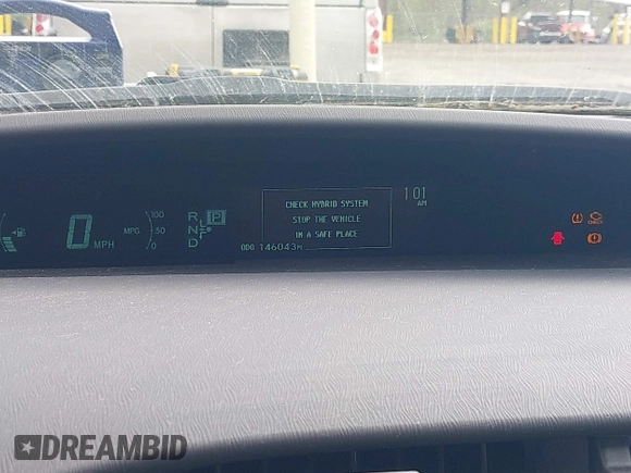 2013 Toyota Prius One with VIN JTDKN3DU6D0350795, listed as a IAAI auction lot 42025416 with 146,043 mi miles. Bid and sale history available at carsss.com. Image 7.