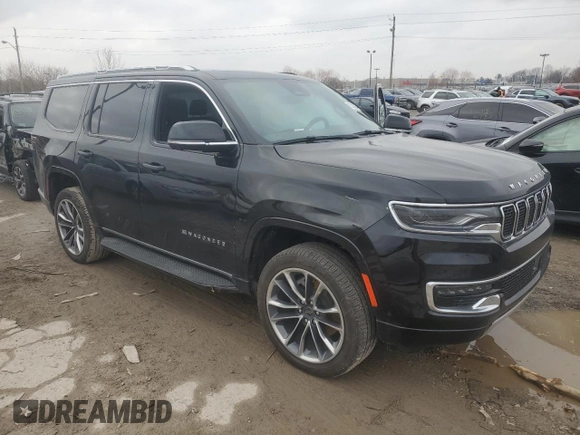 2024 Jeep Wagoneer Series II with VIN 1C4SJVBP2RS118534, listed as a Copart auction lot 85228864 with 13,695 mi miles and Salvage title. Bid and sale history available at DreamBid. Image 4.