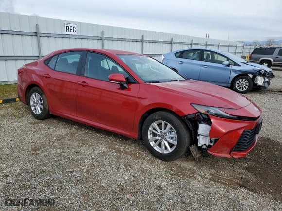 2025 Toyota Camry LE with VIN 4T1DAACK5SU096538, listed as a Copart auction lot 48046875 with 984 mi miles and Salvage Title. Bid and sale history available at carsss.com. Image 4.