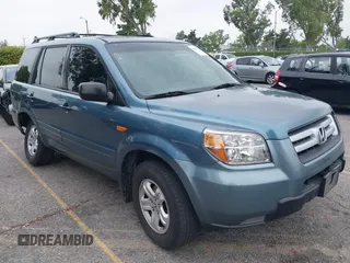 2006 Honda Pilot LX with VIN 5FNYF28126B039614, listed as a IAAI auction lot 42398623 with 155,819 mi miles and . Bid and sale history available at DreamBid. Image 1.