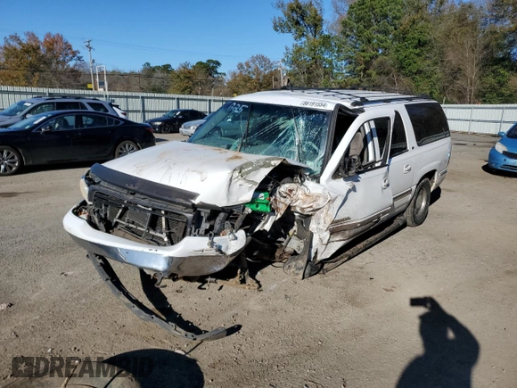 2002 GMC Yukon XL SLT with VIN 3GKEC16Z92G209569, listed as a Copart auction lot 86191554 with 0 mi miles and Salvage Title. Bid and sale history available at carsss.com. Image 1.