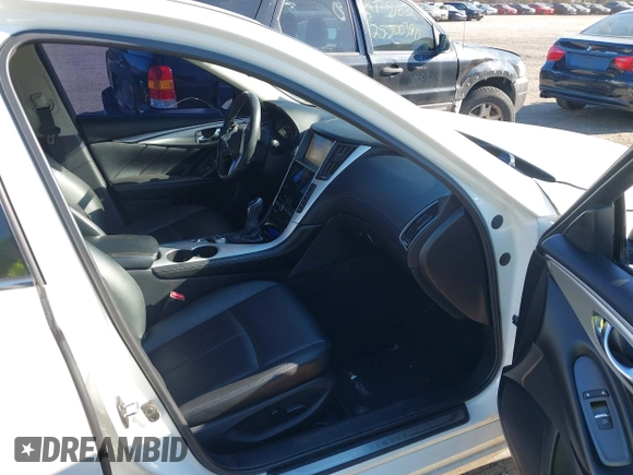 2019 Infiniti Q50 Luxe with VIN JN1EV7AR5KM594323, listed as a IAAI auction lot 42011023 with 68,235 mi miles and . Bid and sale history available at DreamBid. Image 5.