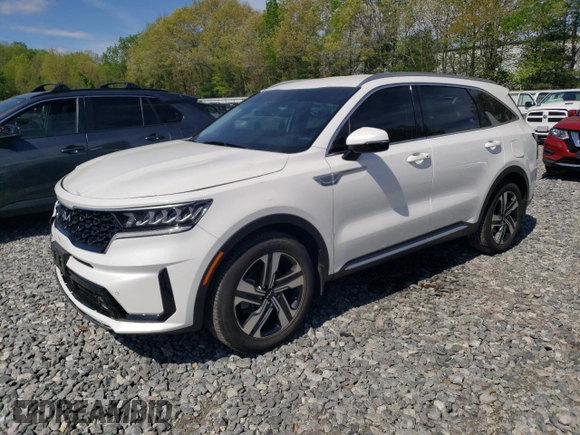 2023 Kia Sorento EX with VIN KNDRHDLG7P5167517, listed as a Copart auction lot 55972875 with 25,875 mi miles and Salvage title. Bid and sale history available at DreamBid. Image 1.