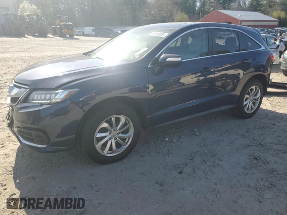 2017 Acura RDX Technology with VIN 5J8TB4H50HL000526, listed as a Copart auction lot 54510625 with 105,929 mi miles and Salvage Title. Bid and sale history available at DreamBid. Image 1.