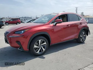 2020 Lexus NX with VIN JTJGARBZ7L5020469, listed as a Copart auction lot 53142565 with 9,260 mi miles and Salvage Title. Bid and sale history available at carsss.com. Image 1.