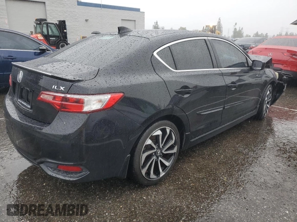 2016 Acura ILX w/Premium/A-SPEC Pkg with VIN 19UDE2F86GA006998, listed as a Copart auction lot 45382875 with 133,203 mi miles and Salvage Title. Bid and sale history available at carsss.com. Image 3.