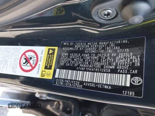 2015 Toyota Camry XLE with VIN 4T4BF1FK4FR512658, listed as a IAAI auction lot 41419793 with 91,741 mi miles. Bid and sale history available at carsss.com. Image 9.
