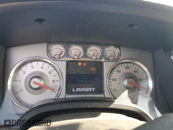 2010 Ford F-150 XL with VIN 1FTFW1EV5AFA57747, listed as a Copart auction lot 58840115 with 178,898 mi miles and Salvage title. Bid and sale history available at DreamBid. Image 9.