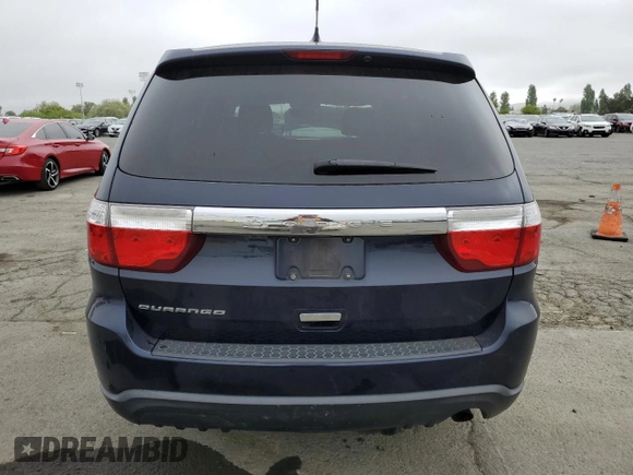 2012 Dodge Durango SXT with VIN 1C4RDHAG8CC308249, listed as a Copart auction lot 54008395 with 113,512 mi miles and Salvage Title. Bid and sale history available at carsss.com. Image 6.
