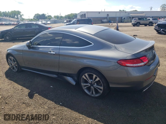2017 Mercedes-Benz C 300 with VIN WDDWJ4KB1HF365363, listed as a Copart auction lot 61899515 with 54,801 mi miles and Salvage title. Bid and sale history available at DreamBid. Image 2.